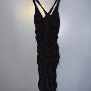 Garage Sparkly Ruched Bodycon Dress – Women’s Medium